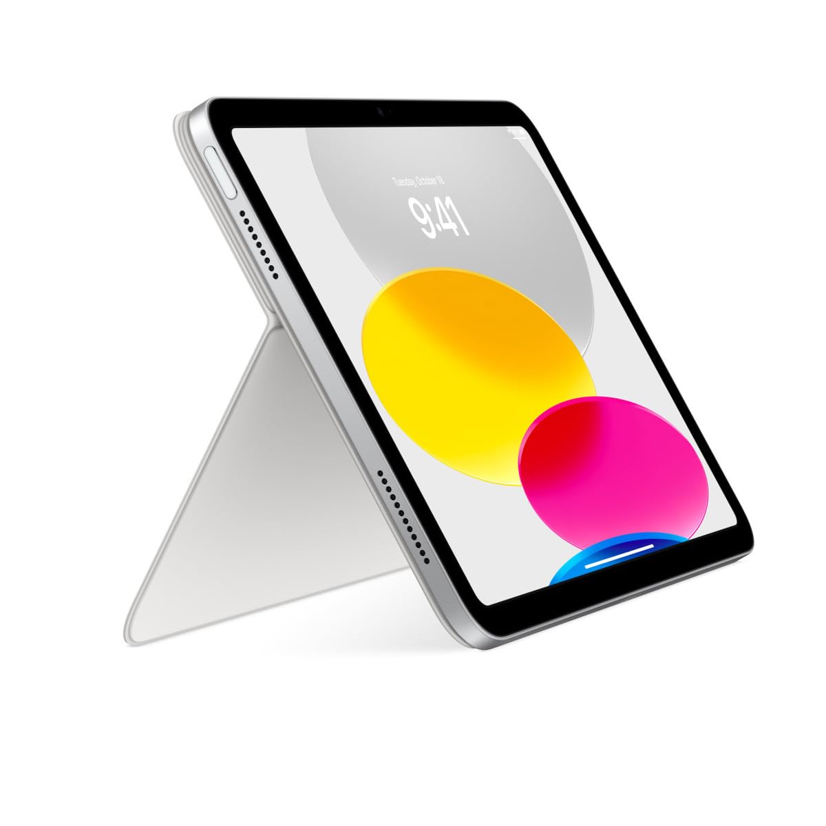 Apple Magic Keyboard Folio: iPad Keyboard and case for iPad (A16 and 10th Generation), Detachable Two-Piece Design that attaches magnetically, Built-in trackpad, US English – White - Image 4